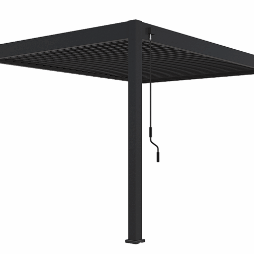Kerti alumínium pergola falra 4x3 m (antracit)