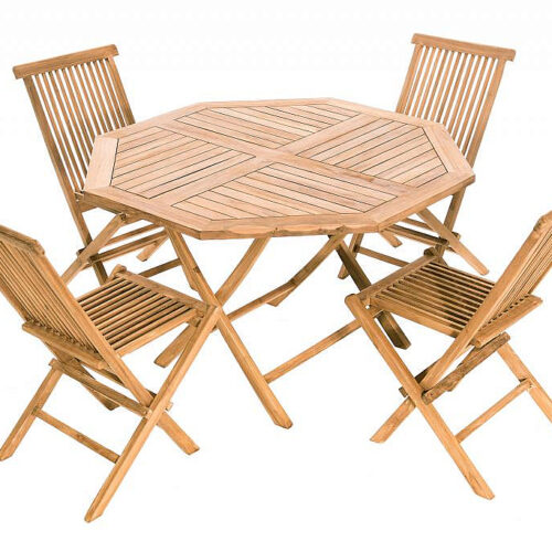 Teak kerti garnitúra FOXI I. 1 + 4 (FREE párnák)