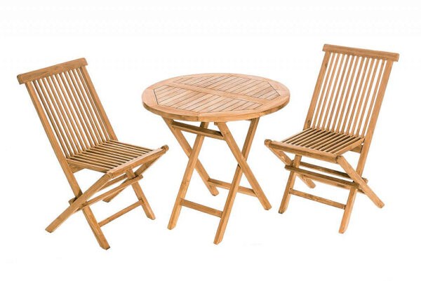 Teak kerti garnitúra FOXI erkély I. 1 + 2 (FREE párnák)