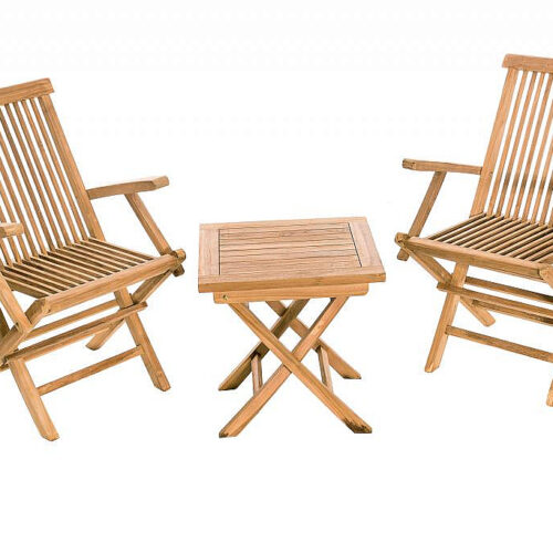 Teak kerti garnitúra ELEFÁNTCSONT MINI 1 + 2 (FREE párnák)
