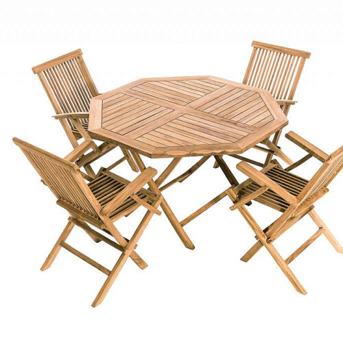 Teak kerti garnitúra ELEFÁNTCSONT I. 1 + 4 (FREE párnák)