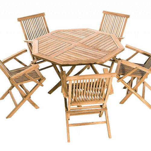 Teak kerti garnitúra ELEFÁNTCSONT I. 1 + 5 (FREE párnák)