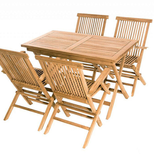 Teak kerti garnitúra IVORY II. 1 + 4 (SZABAD párnák)