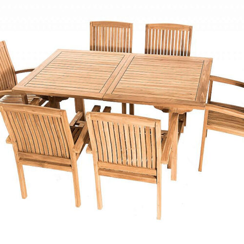 Teak kerti elrendezés TWIN 1 + 6