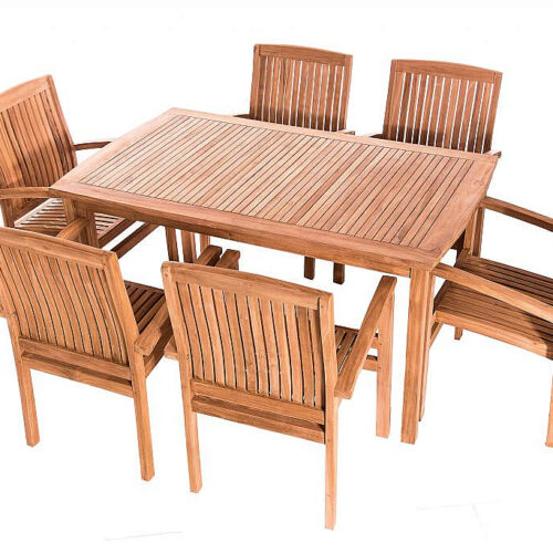 Teak kerti elrendezés HARMONY 1 + 6