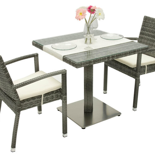 Kerti rattan szett GINA 1 + 2 (szürke)