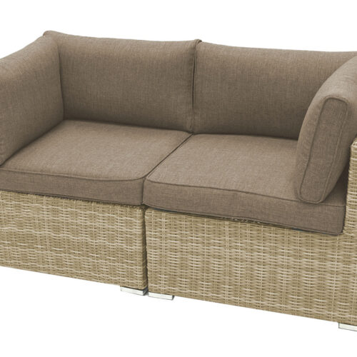 Rattan 2 darabos pad SEVILLE (bézs)