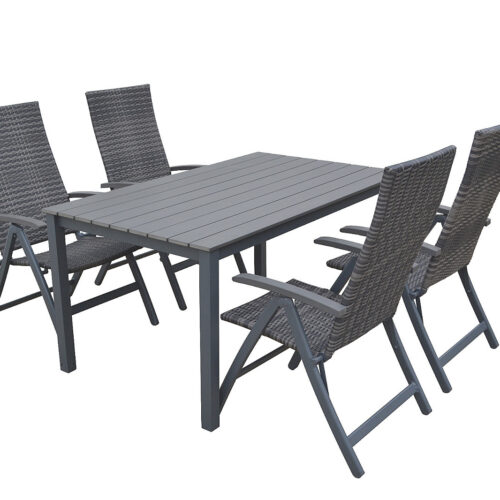 Kerti rattan meghatározott CALVIN I. 1+4