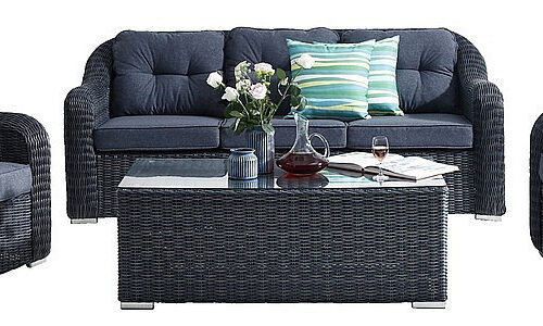 Rattan készlet CORDOBA (antracit)