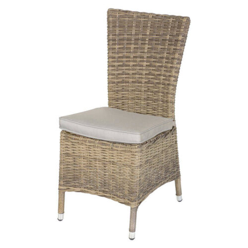 Rattan étkező szék BORNEO LUXURY (barna)