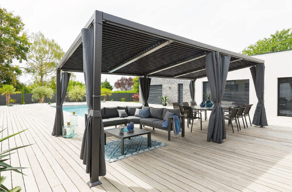 Kerti alumínium pavilon LUXURY 6x3