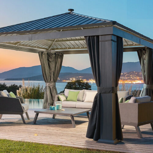 Kerti alumínium pavilon PREMIUM 3