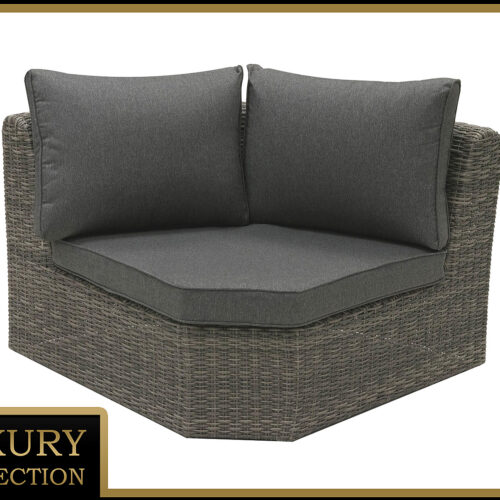 Rattan sarok rész BORNEO LUXURY (szürke)