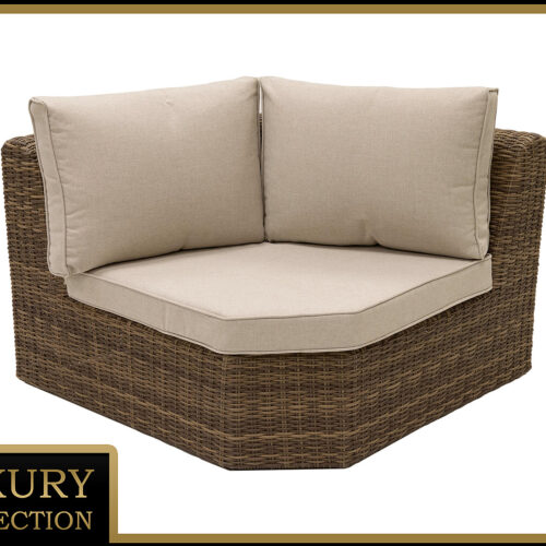 Rattan sarok BORNEO LUXURY (barna)