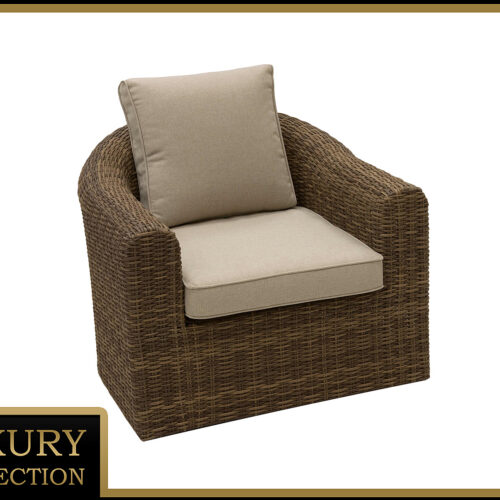 Rattan fotel BORNEO LUXURY (barna)
