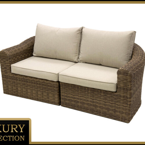 Rattan pad 2 fő részére BORNEO LUXURY (barna)