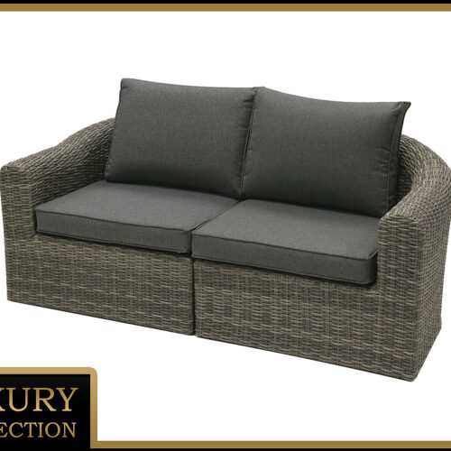 Rattan pad 2 fő részére BORNEO LUXURY (szürke)