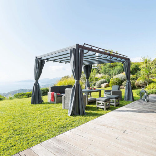 Kerti alumínium pavilon FLORES 3