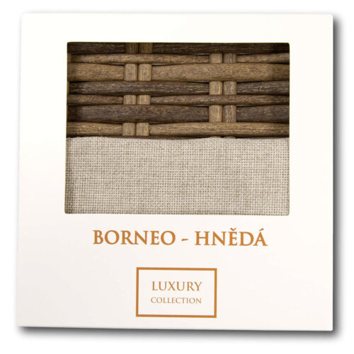 BORNEO LUXURY barna szerelvény mintái