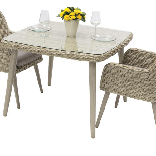 Kerti rattan készlet VICTORIA MINI 1+2 (bézs)
