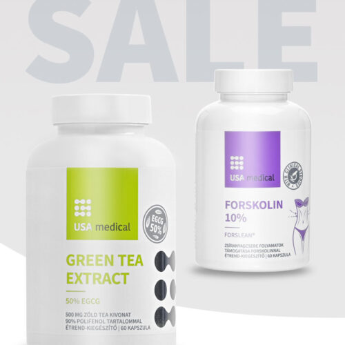 Zöld tea kivonat 50% EGCG tartalommal+ Forskolin 10% kivonat