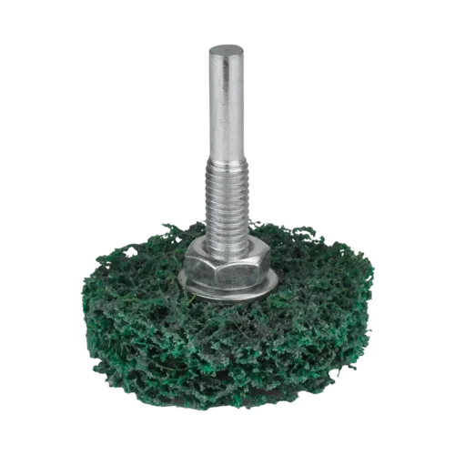 Tisztító tárcsa szárral HERMAN FWK-20/S Dragon Green 50x13x6mm | STRIP-IT + corundum