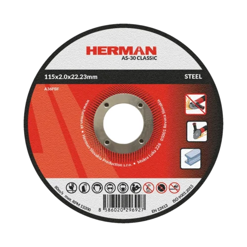 Vágótárcsa HERMAN AS-30 Classic | Acélhoz 115x2