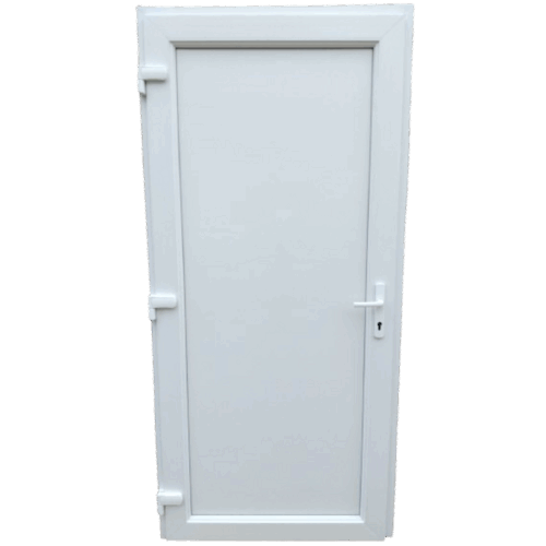 Flat - Műanyag bejárati  ajtó / fehér / 98x208 /
