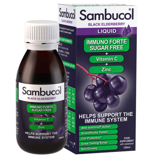 Sambucol CUKORMENTES fekete bodza szirup