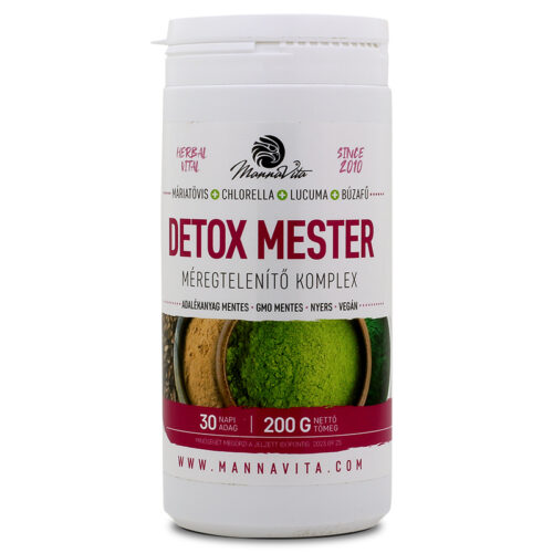 Mannavita Máriatövis + Búzafű + Chlorella + Lucuma