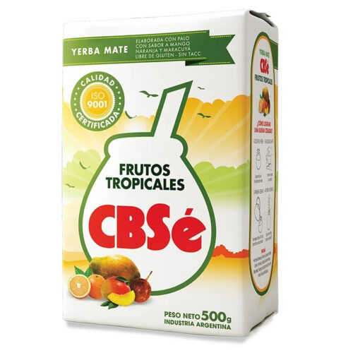 Mate tea CBSé trópusi gyümölcsökkel