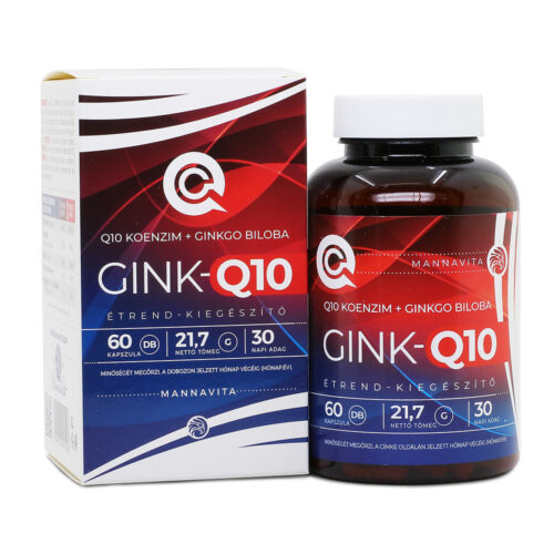 GINK-Q10 - Q10 koenzim + Ginkgo Biloba komplex
