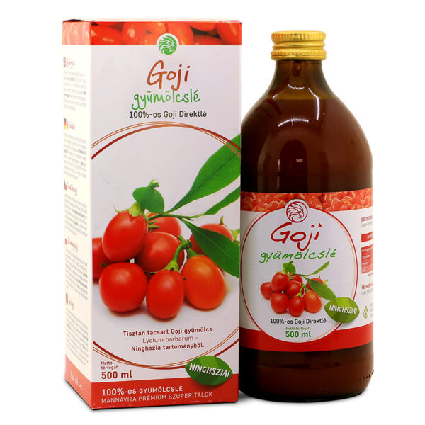 Mannavita GOJI gyümölcslé 100%-os