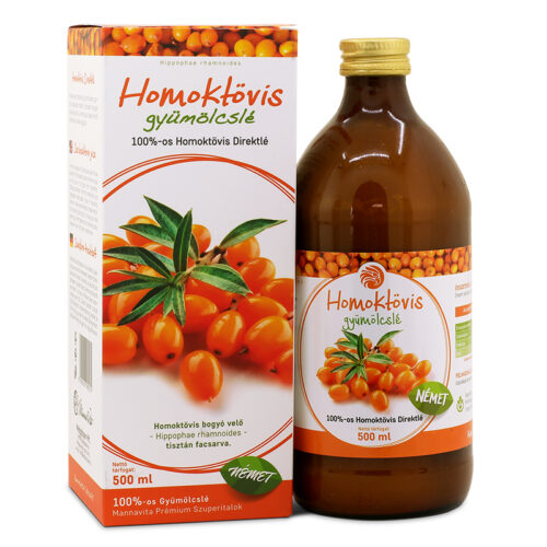 Mannavita HOMOKTÖVIS gyümölcslé 100%-os