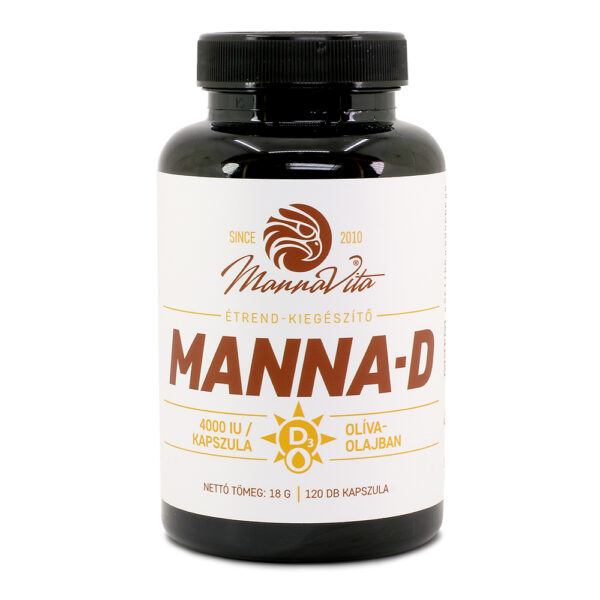 Manna-D D3-vitamin oliva olajban 4000 NE
