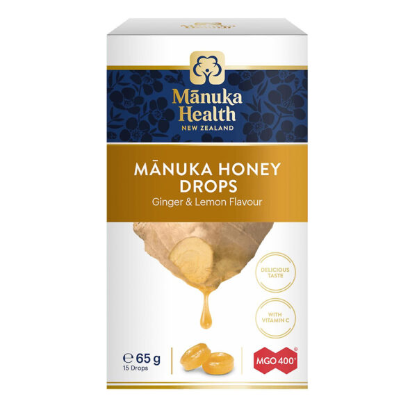 Manuka mézes cukorka Citrom + Gyömbér