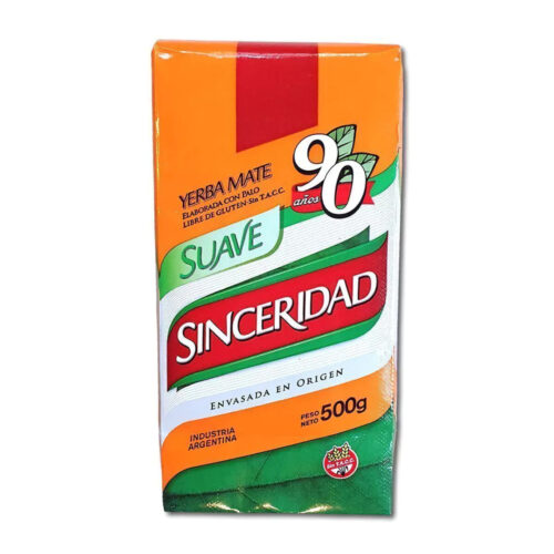 Sinceridad Suave Elaborada con palo mate tea