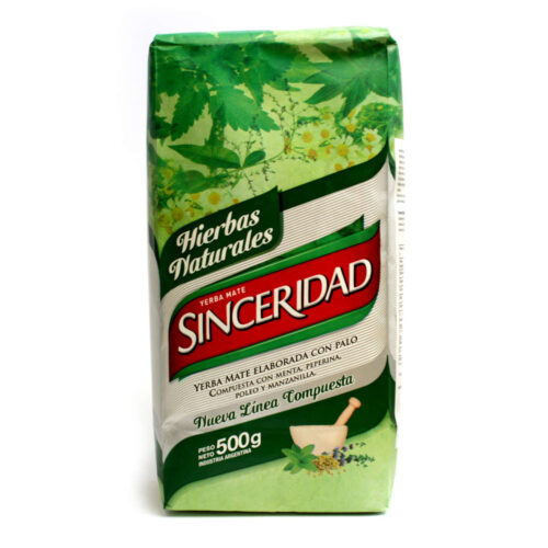 Sinceridad Hierbas Naturales mate tea