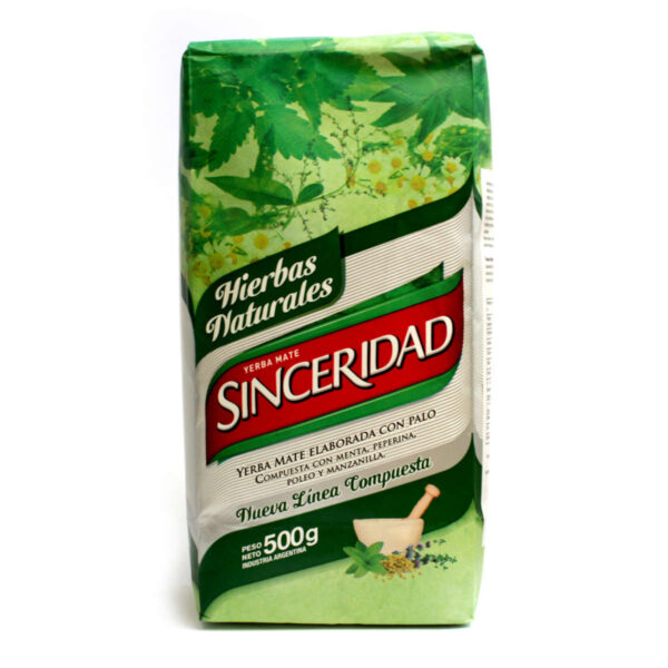 Sinceridad Hierbas Naturales mate tea