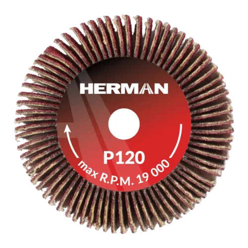 Csiszolótárcsa szárral HERMAN FWX-10/S 40x20x6mm | Ceramic | P120
