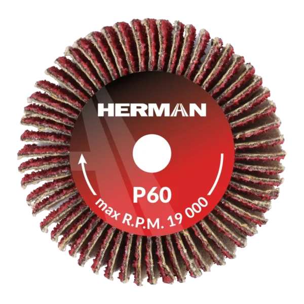 Csiszolótárcsa szárral HERMAN FWX-10/S 40x20x6mm | Ceramic | P60