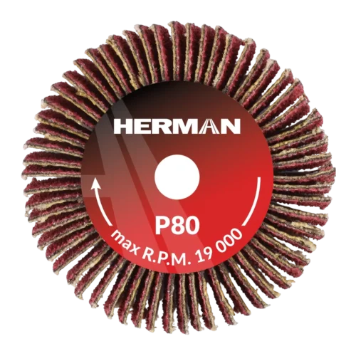 Csiszolótárcsa szárral HERMAN FWX-10/S 40x20x6mm | Ceramic | P80