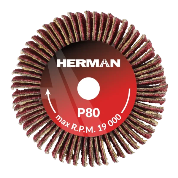 Csiszolótárcsa szárral HERMAN FWX-10/S 40x20x6mm | Ceramic | P80
