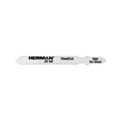 Fűrészlap HERMAN JX-60 SteelCut 130/110x8x1mm | 21TPI | Szúrófűrészekhez