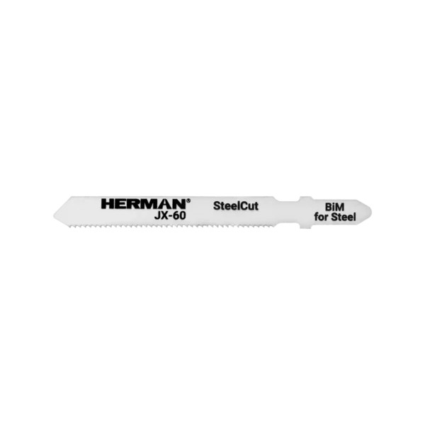 Fűrészlap HERMAN JX-60 SteelCut 130/110x8x1mm | 21TPI | Szúrófűrészekhez