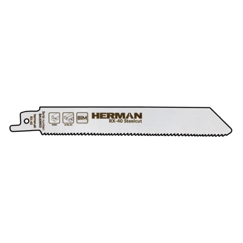 Fűrészlap szablyafűrészhez HERMAN RX-40 SteelCut 150/130x19x1