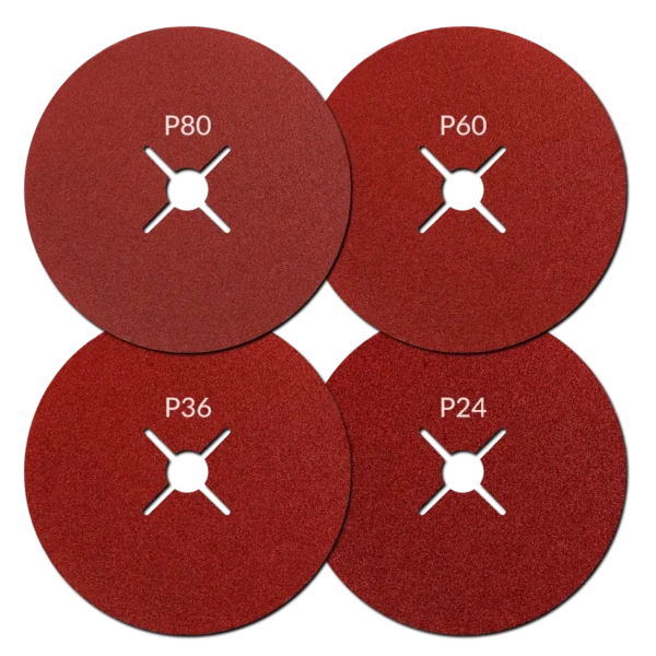 Fíber tárcsa szett HERMAN QF-30 100 db | 125mm | Ötvözött acélokra