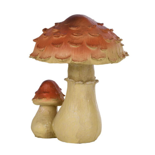 Őzlábgomba polyresin szobor