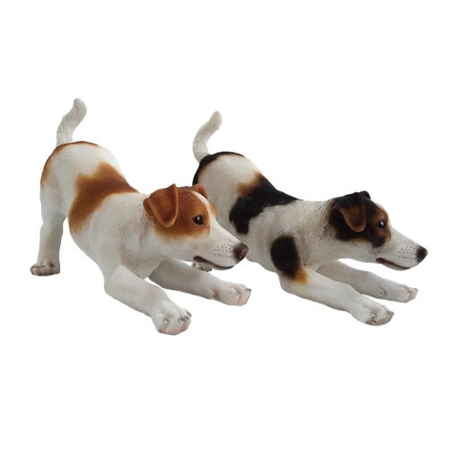 Jack Russel kutya polyresin szobor