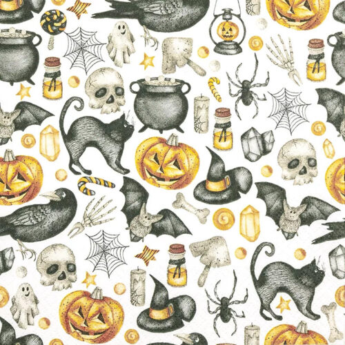 Halloweenos szalvéta